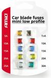 Ασφάλειες Αυτοκινήτου Car Blade Fuses mini low profile set